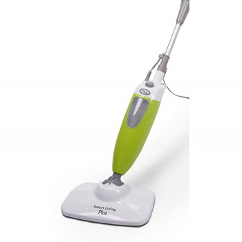 Smart Living Steam Mop Plus, White and Green