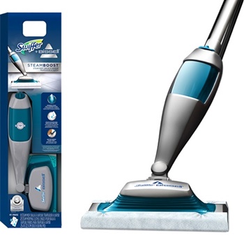 Swiffer and Bissel All Purpose Cleaning, 1 Steam Mop + 2 Pads